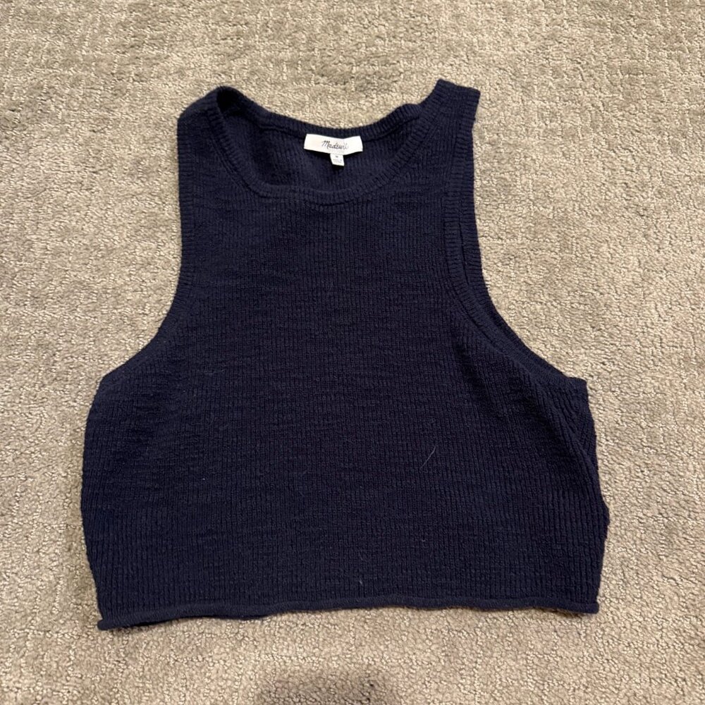 Madewell Crop Tank - Size Medium